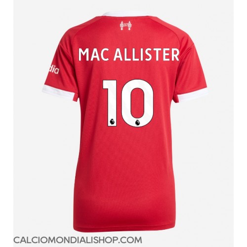 Maglie da calcio Liverpool Alexis Mac Allister #10 Prima Maglia Femminile 2025-26 Manica Corta